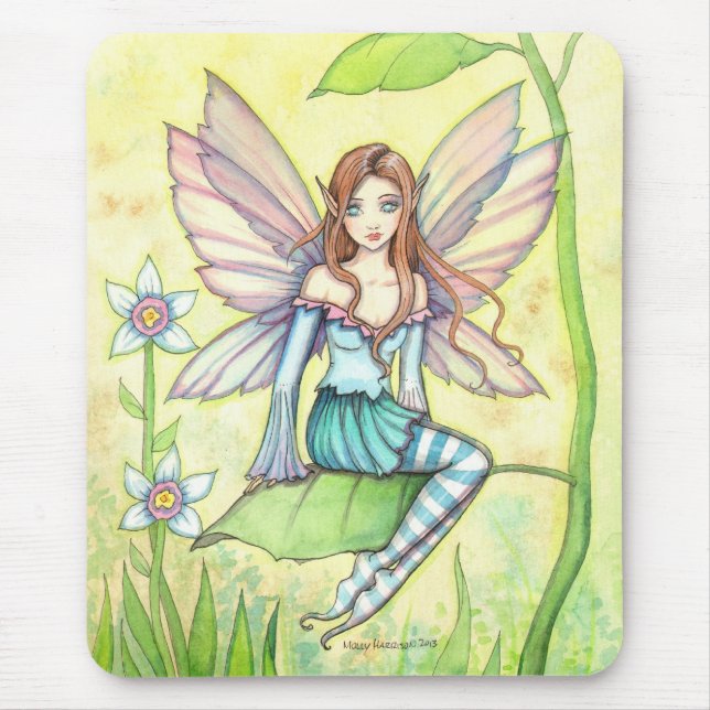 Cute Flower Fairy Fantasy Art Musmatta (Framsidan)