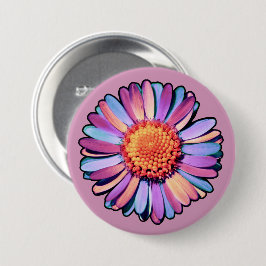 Cute Flower Lila Rosa Blue Boho Daisy Bisexual Knapp