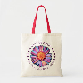 Cute Flower Lila Rosa Blue Daisy Varna Bisexual Tygkasse
