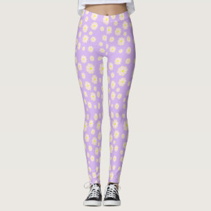 Cute Flower Mönster Leggings