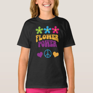 Cute Flower Power 60s T Shirt