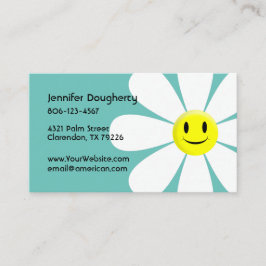 Cute Flower Visitkort