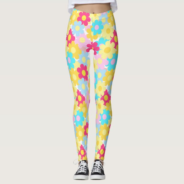 Cute Flowers Leggings (Framsida)