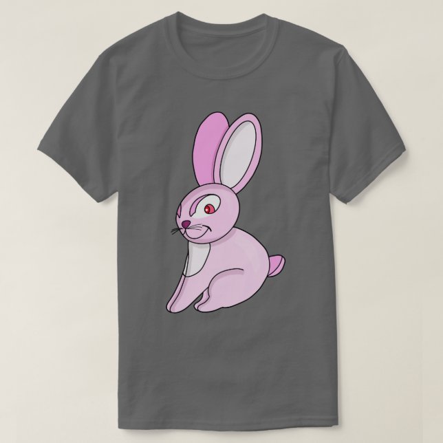 Cute Fluffy Bunny T Shirt (Design framsida)