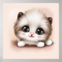 Cute Fluffy Furr Boll Kitten
