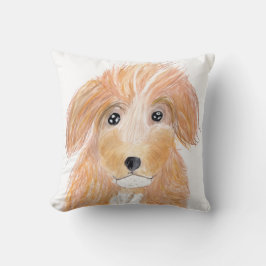 Cute fluffy hund kudde