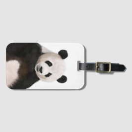 Cute Fluffy Panda Bear Bagagebricka