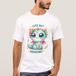 Cute Fluffy Poodle Clipart – Adorable Kawaii Dog  T Shirt