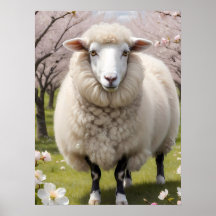 Cute Fluffy Sheep