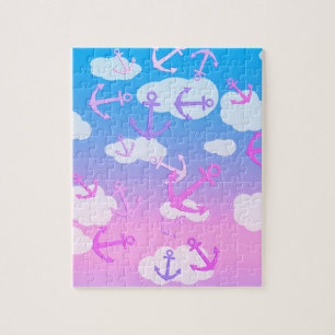 Cute Flytande Anchors Dreamy Scenery Children's Pussel