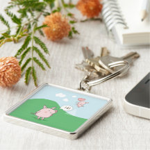 Cute Flyter Gris och säger hej