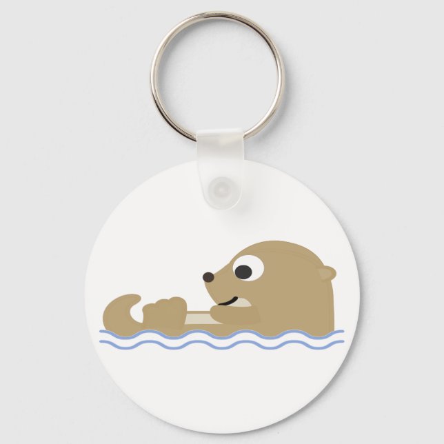 Cute Flyter Otter Nyckelring (Framsida)