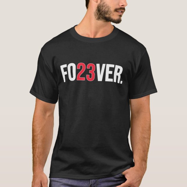 Cute Fo23ver-Trendigets basketsport för T Shirt (Framsida)