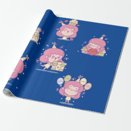 Cute-födelsedagsflicka Presentpapper