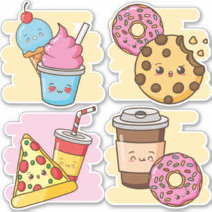 Cute Food Klistermärken