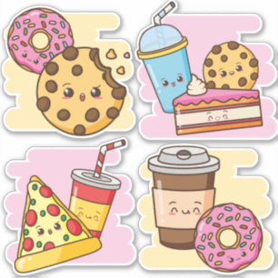 Cute Food Klistermärken