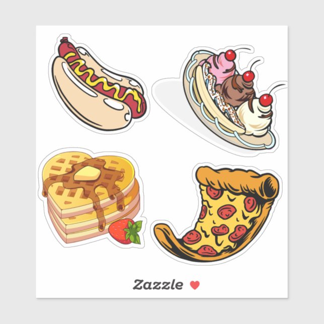 Cute Food Sticker Klistermärken (Ark)