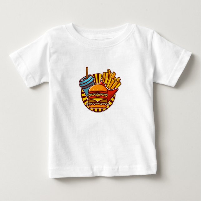 Cute Foodie Baby Bodykostym - Roligten är bra och  T Shirt (Framsida)