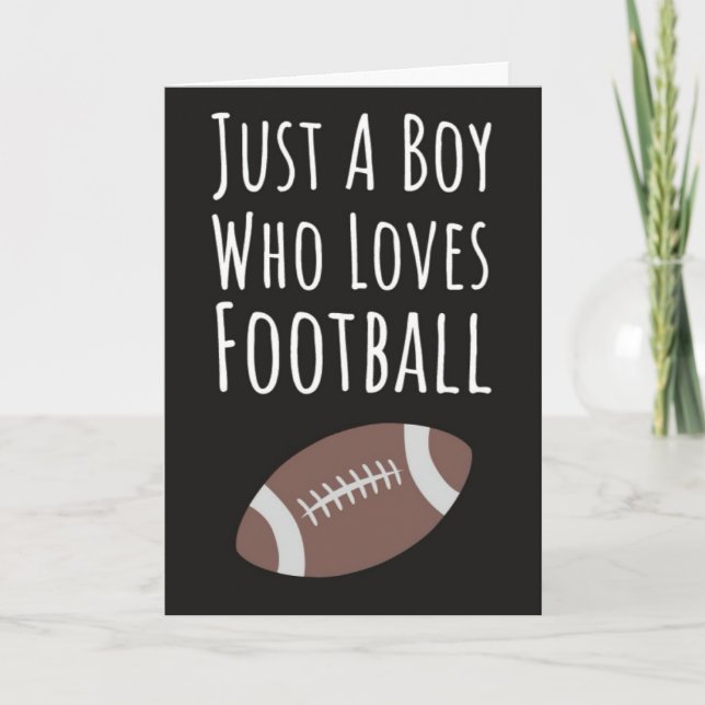 Cute Football Cards För barn Boys Sports Children Kort (Framsida)