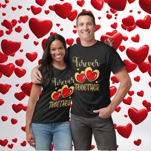 Cute för evigt tillsammans Nyare Wed-par T Shirt