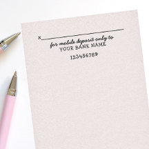 Cute for Mobile Deposition Only Personal