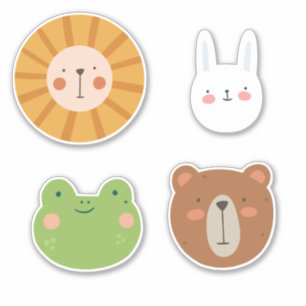 Cute Forest Animals Klistermärken