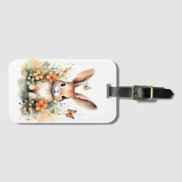 Cute Forest baby bunny Pints Nursery Art Bagagebricka