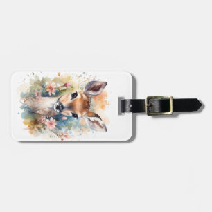 Cute Forest Baby Kära Pints Nursery Art Bagagebricka