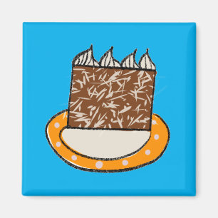 Cute Forest Cake Magnet