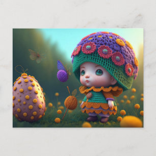Cute Forest Elf, vykort för postkorsning