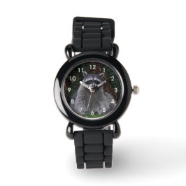 Cute Forest Raccoon Wildlife Photo Armbandsur