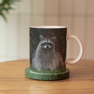 Cute Forest Raccoon Wildlife Photo Mugg
