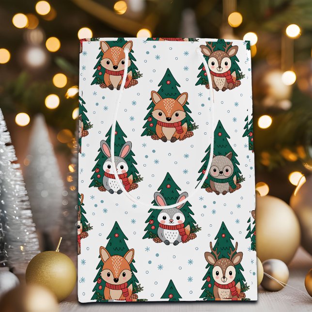 Cute Forest Woodland Animals Snowflakes (Skapare uppladdad)