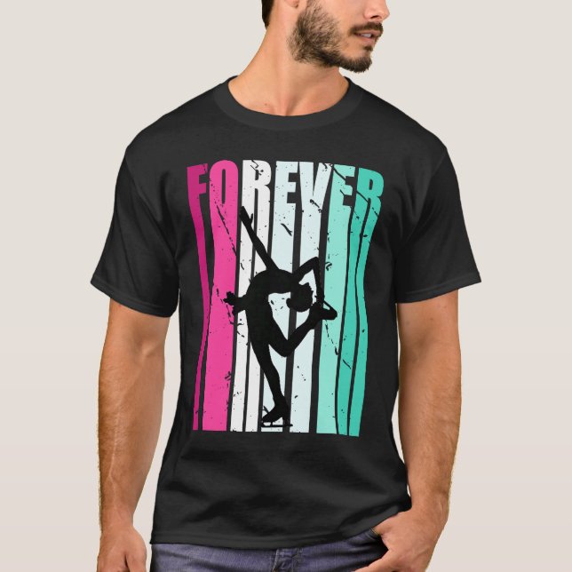 Cute Forever Cute Ice Skating Player Team Fan Coac T Shirt (Framsida)