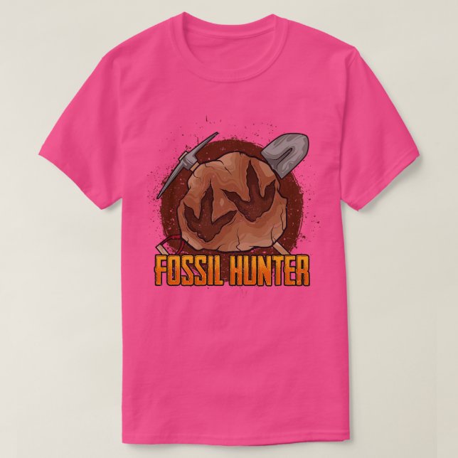 Cute Fossil Hunter Paleontology Dinosaur Obssed T Shirt (Design framsida)