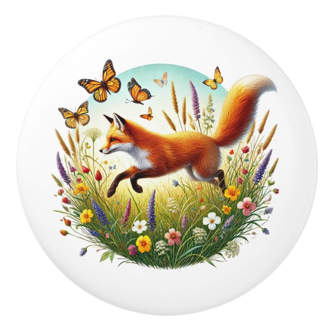 Cute fox animal lovers  knopp (Framsidan)
