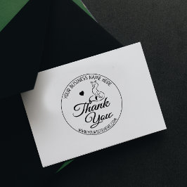 Cute Fox Anpassningsbar Business Tack Stämpel