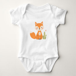 Cute Fox Baby Jersey Bodykostym T Shirt