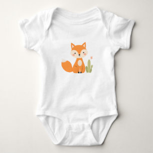 Cute Fox Baby Jersey Bodykostym T Shirt