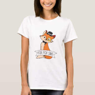 Cute Fox Clipart Oh for Fox Sake Epic Sarcastic T Shirt