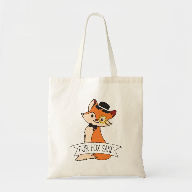 Cute Fox Clipart Oh for Fox Sake Epic Sarcastic Tygkasse (Framsidan)