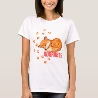 Cute Fox Dreams T Shirt