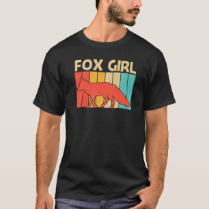 Cute Fox for Girls Mamma Vulpine Fox Vild Animal T Shirt
