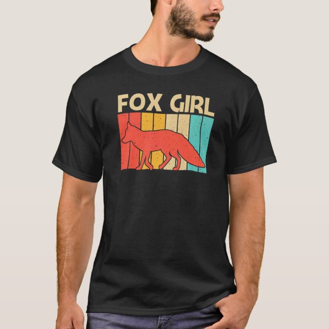 Cute Fox for Girls Mamma Vulpine Fox Vild Animal T Shirt (Framsida)