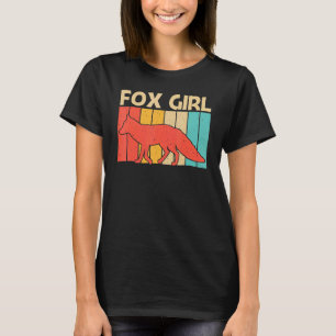 Cute Fox for Girls Mamma Vulpine Fox Vild Animal T Shirt