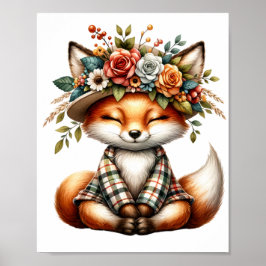 Cute Fox, fryst Poster