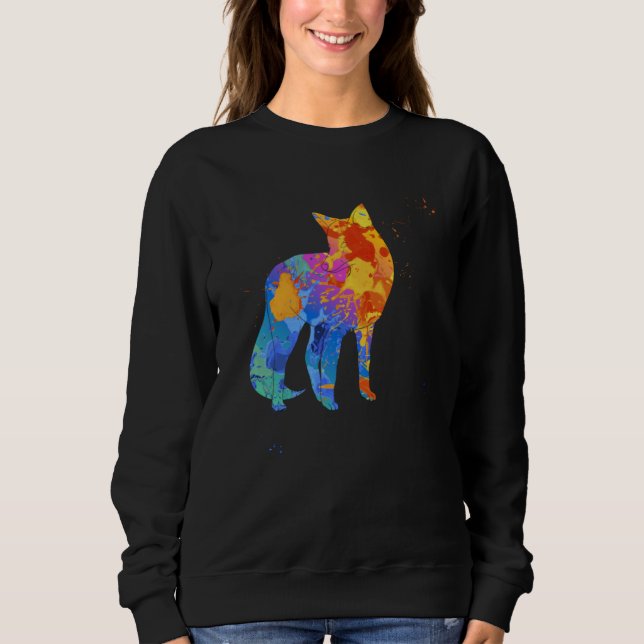 Cute Fox  Graphic  Fox Animal Graphic T Shirt (Framsida)