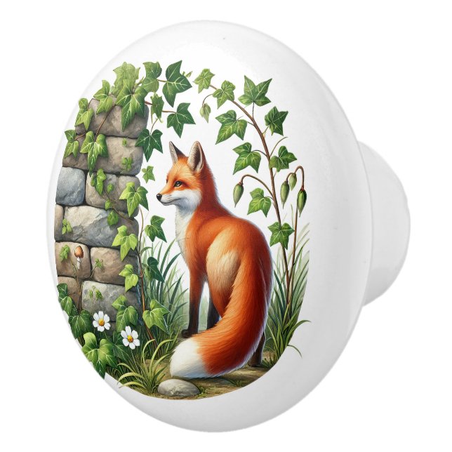 Cute fox kids room  knopp (Höger)