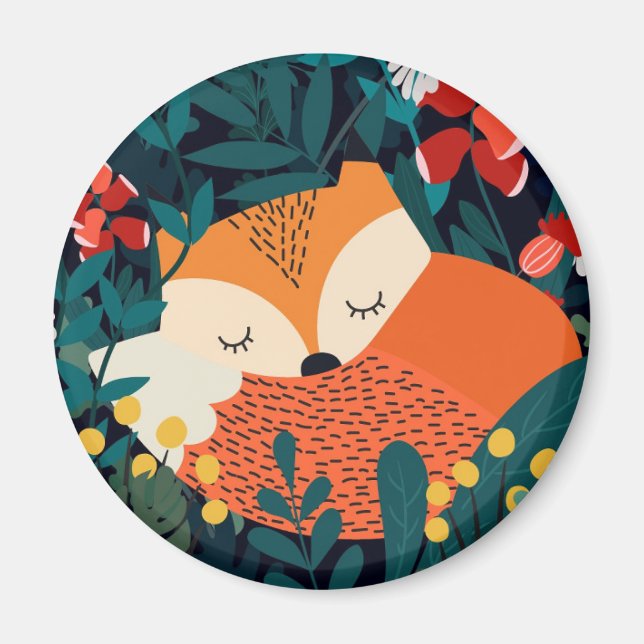 Cute Fox Magnet (Framsidan)