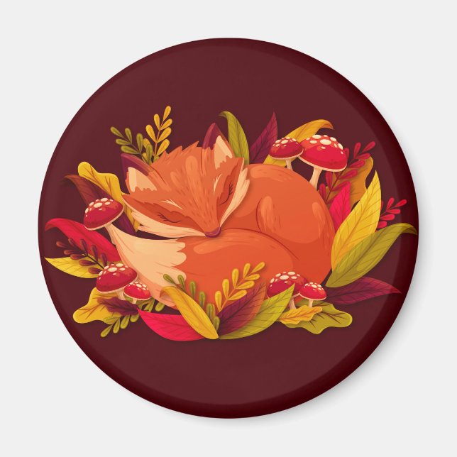 Cute Fox Magnet (Framsidan)